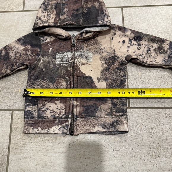 Cabelas full zip Camo Kids Hoodie 3m-6m - Picture 7 of 7